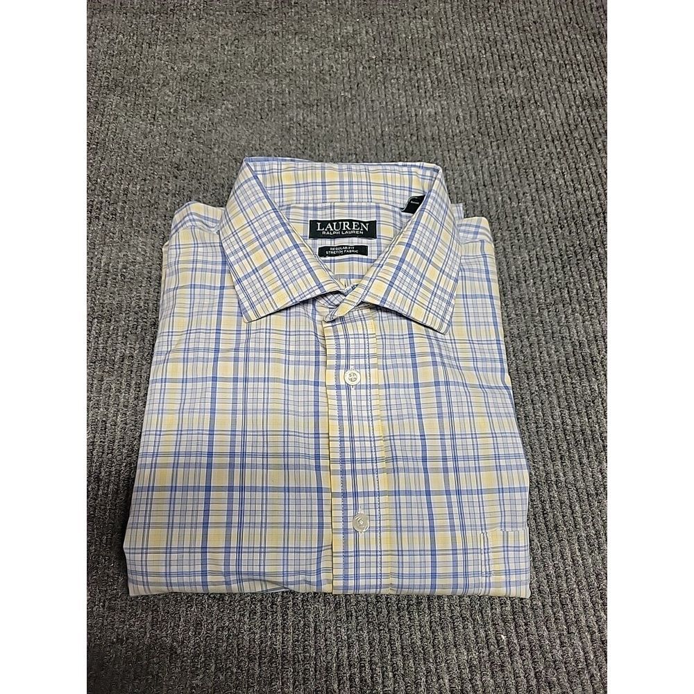Mens 18 Long Sleeve Button Down‎ Dress Shirt Ralph Lauren